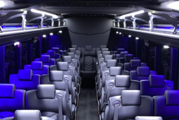 Noblesville Charter Bus Interior